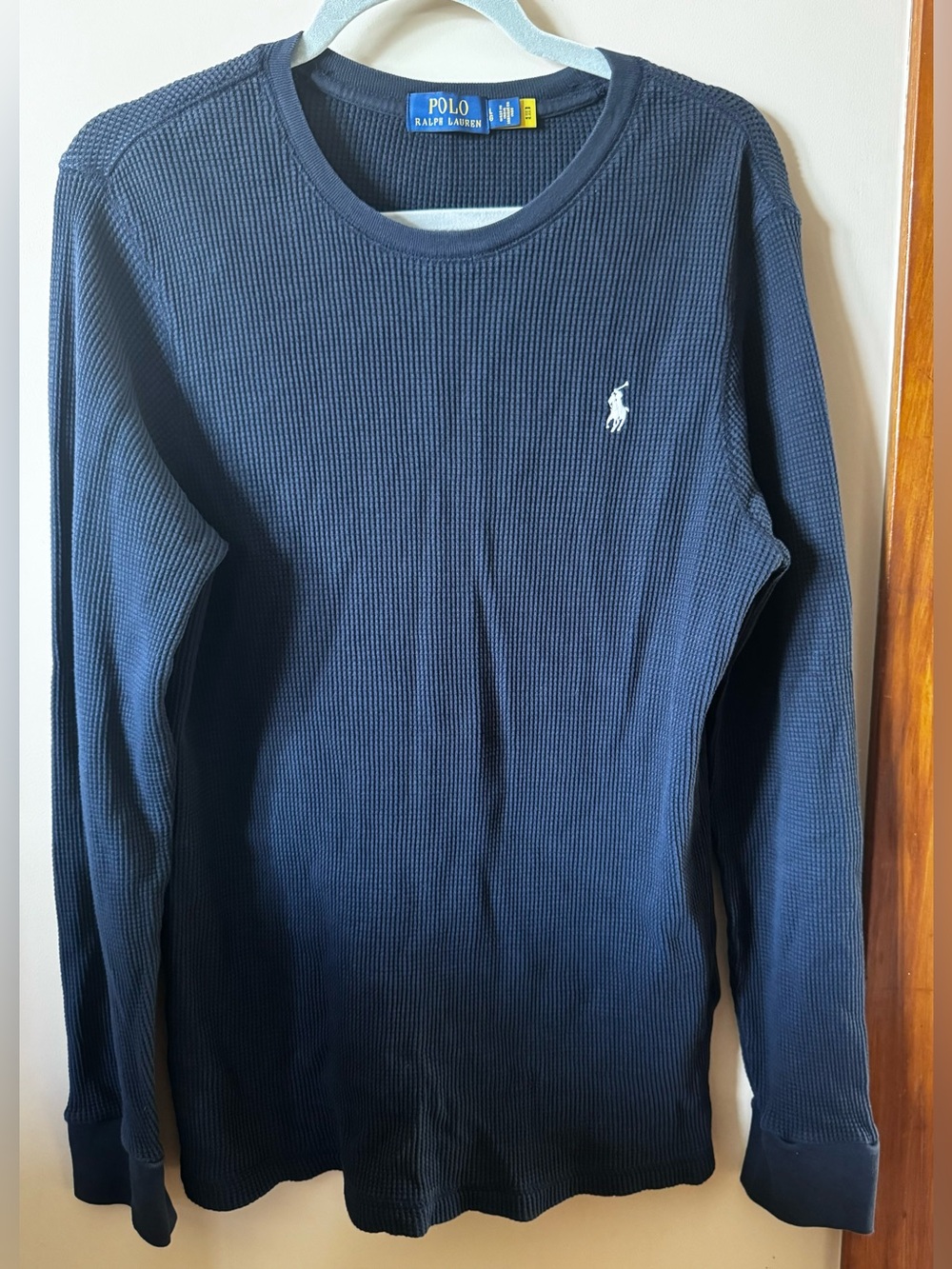 Polo Ralph Lauren Waffle-Knit Crewneck L